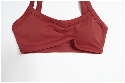 Yoga Bra Backless Sports Underwear Gym Tank Top Women's Push-Up Workout Bra Fitness Yoga Vest Female Gym Shockproof Sportswear