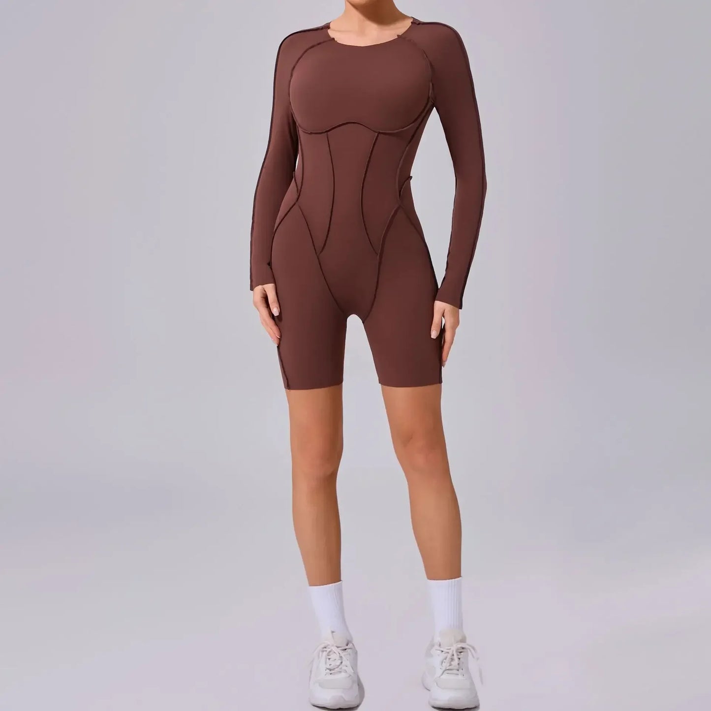 Seamless Yoga Jumpsuits Sports Fitness Splicing Hip-lifting One-Piece Hollow-out Beauty Back Gym Workout Bodysuits for Women