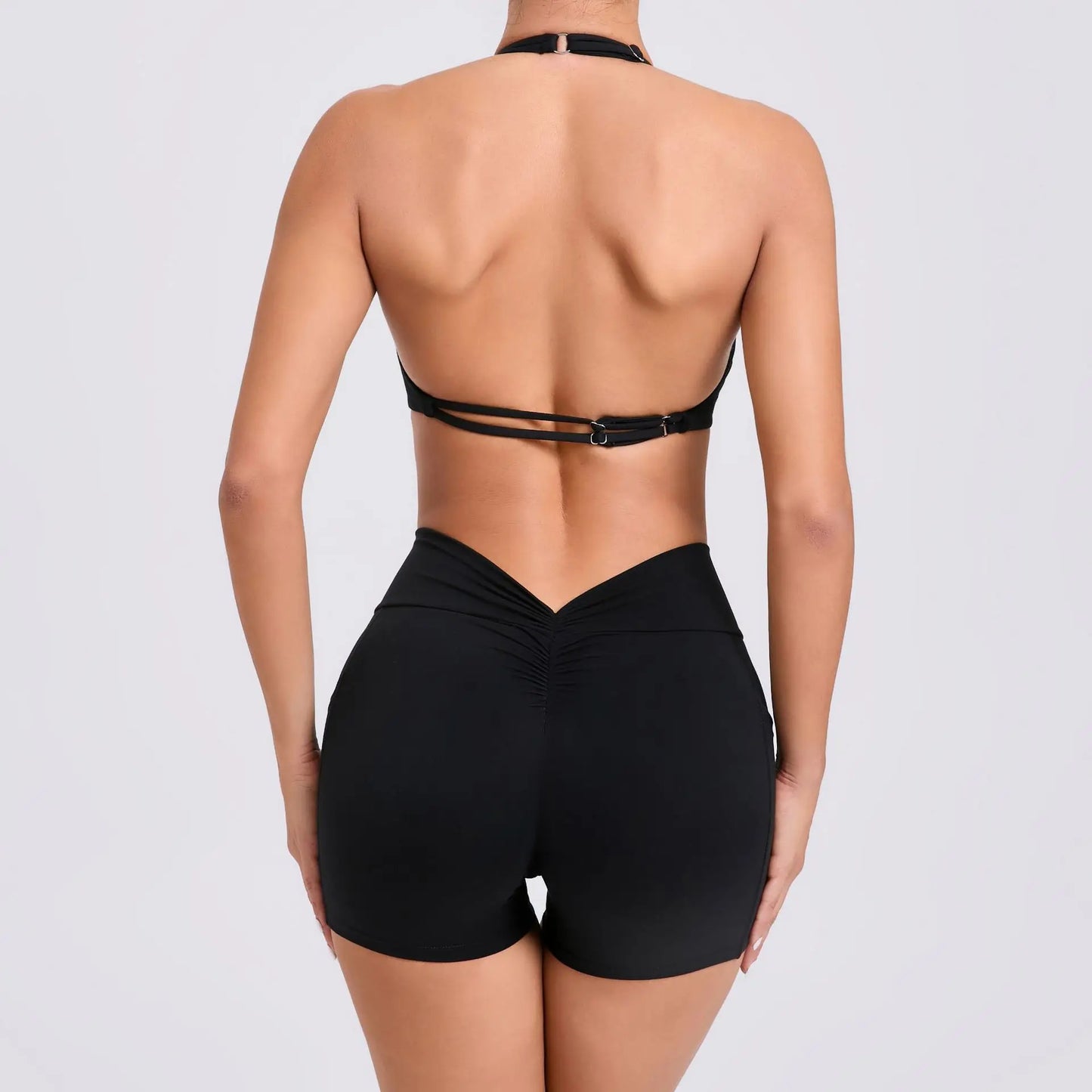 Sexy wo-piece Shockproof Sports Suits Women Gym Set Women Tracksuit Running Quick-Dry Sports Vest Female Fitness Yoga Set