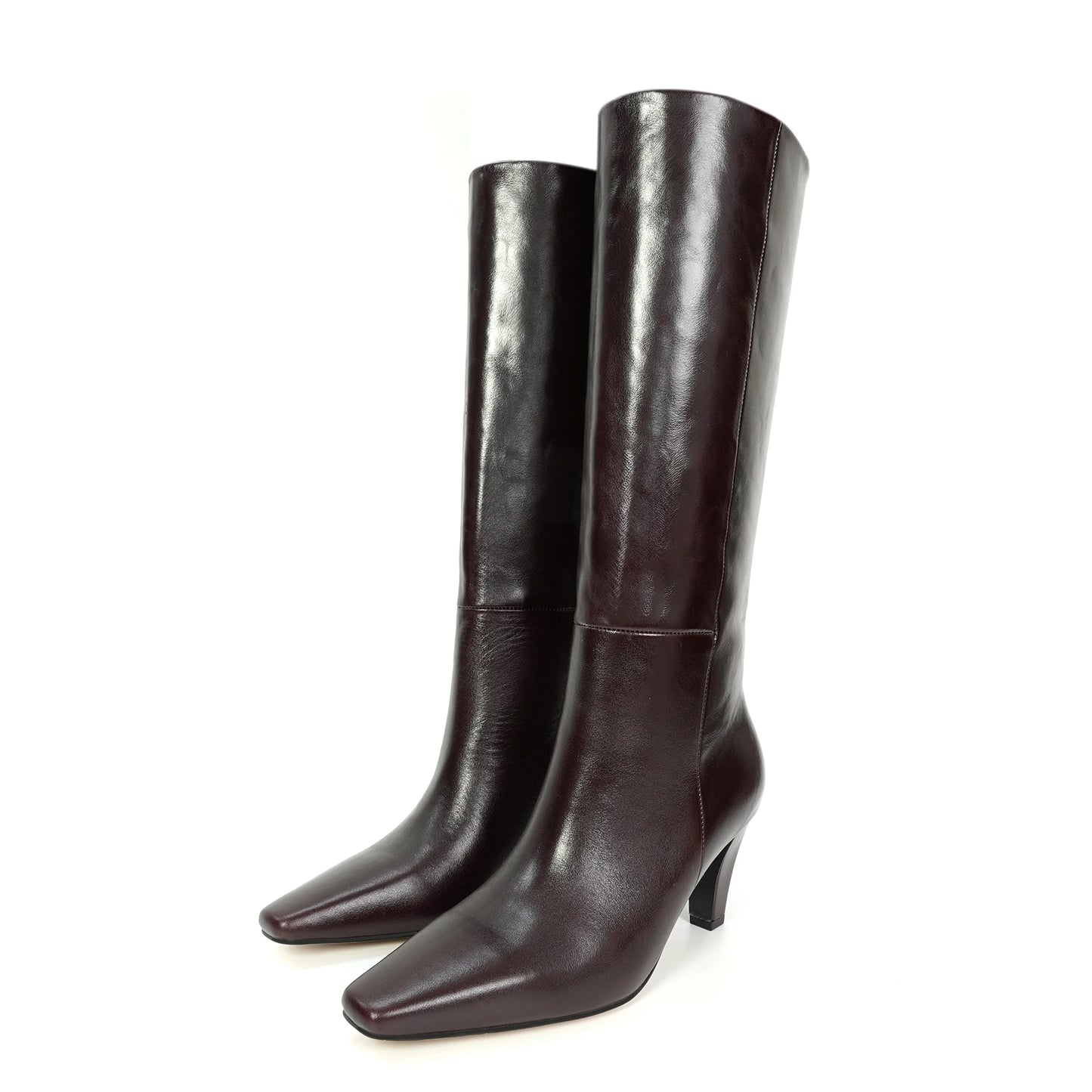 2026 Autumn And Winter Fashion Women's High Top Boots With Pointed Side Zipper Elegant Knight Boots, Sexy Motorcycle Boots 35-42