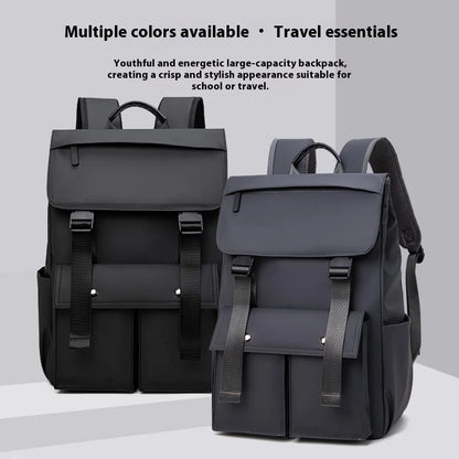 Multi-functional Fashion Men‘s Backpack For 15.6 inch Laptop Light Weight Bag Water-Repellent Material Large Capacity School Bag