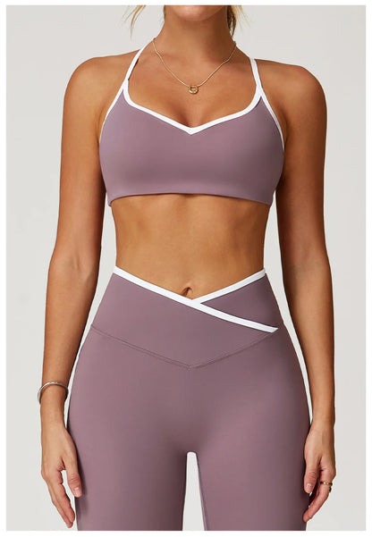 Gym Underwear Sport Bra Women's Sports Bra Anti-sweat Breathable Yoga Bra Shockproof Crop Top Fitness Top Push Up Workout Tops