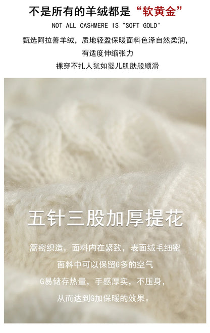 Men's 100% Cashmere Sweater Round Neck Autumn Winter Warm Clothing Jacquard Checkered Pullover Sweater Knitted Bottom Shirt Tops