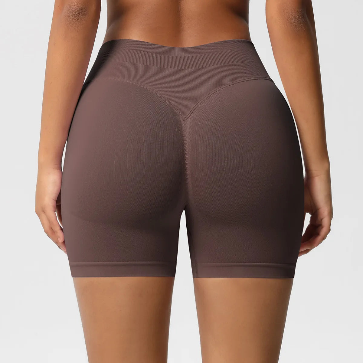 Custom LOGO women's  28-color XS-2XL seamless fitness yoga shorts high waist hip lift sports tight quick-drying shorts