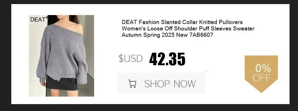 DEAT Fashion Washed Ripped Hole Vintage Straight Jeans Women's High Waist Long Wide Leg Blue Denim Pants Summer New