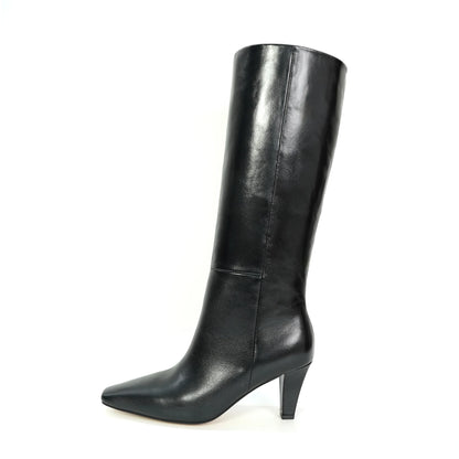 2026 Autumn And Winter Fashion Women's High Top Boots With Pointed Side Zipper Elegant Knight Boots, Sexy Motorcycle Boots 35-42