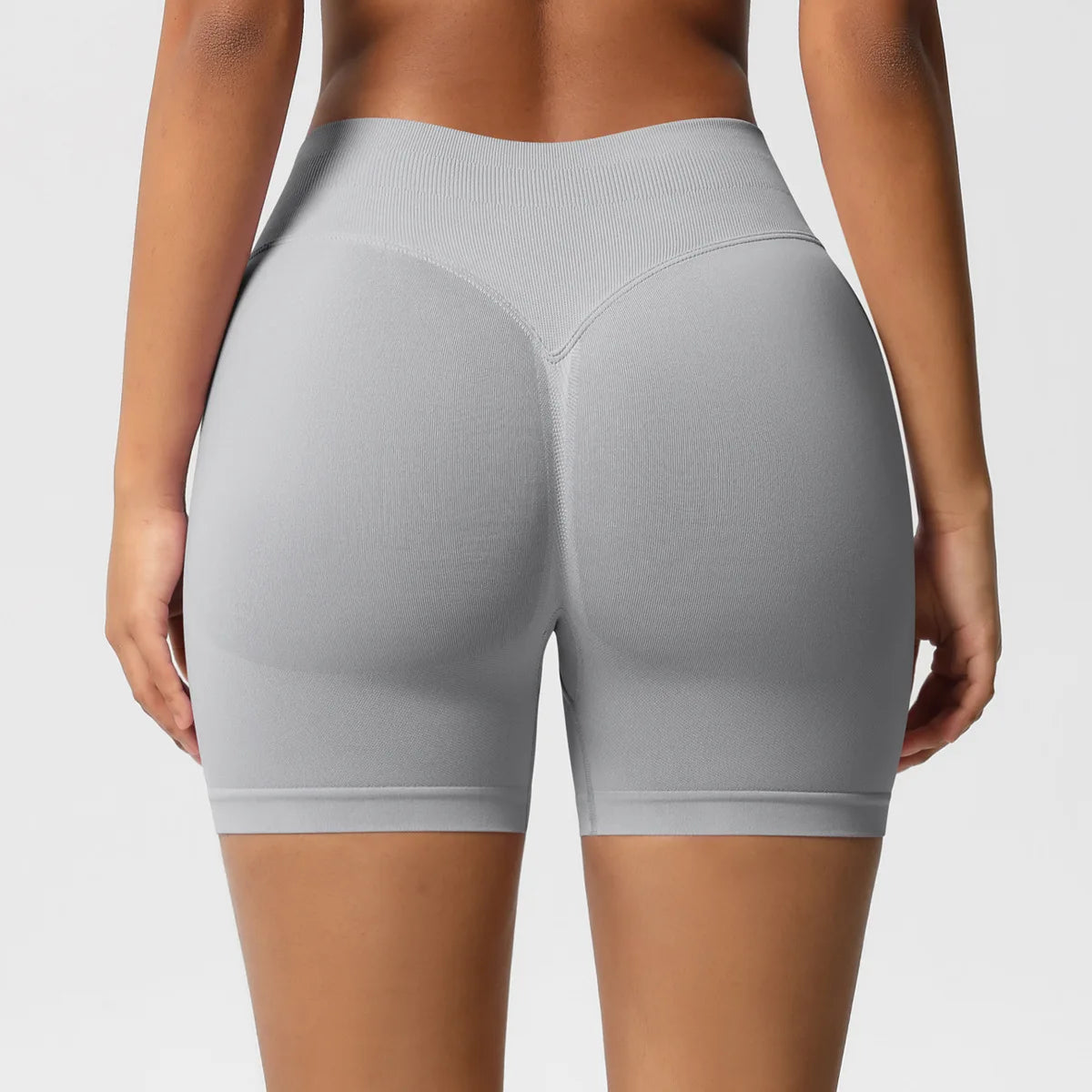 Custom LOGO women's  28-color XS-2XL seamless fitness yoga shorts high waist hip lift sports tight quick-drying shorts