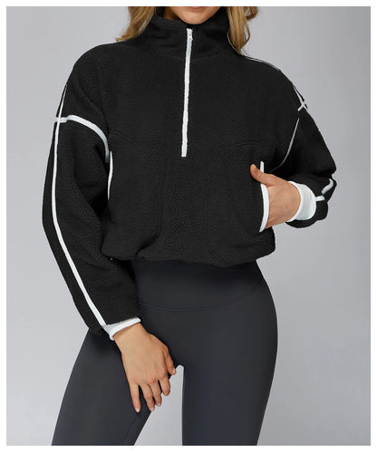 SWELTERING Women Fitness Gym Loose Yoga Long Sleeve Training Sport Top Female Workout Long Sleeve Yoga T-Shirt Sport Long Sleeve
