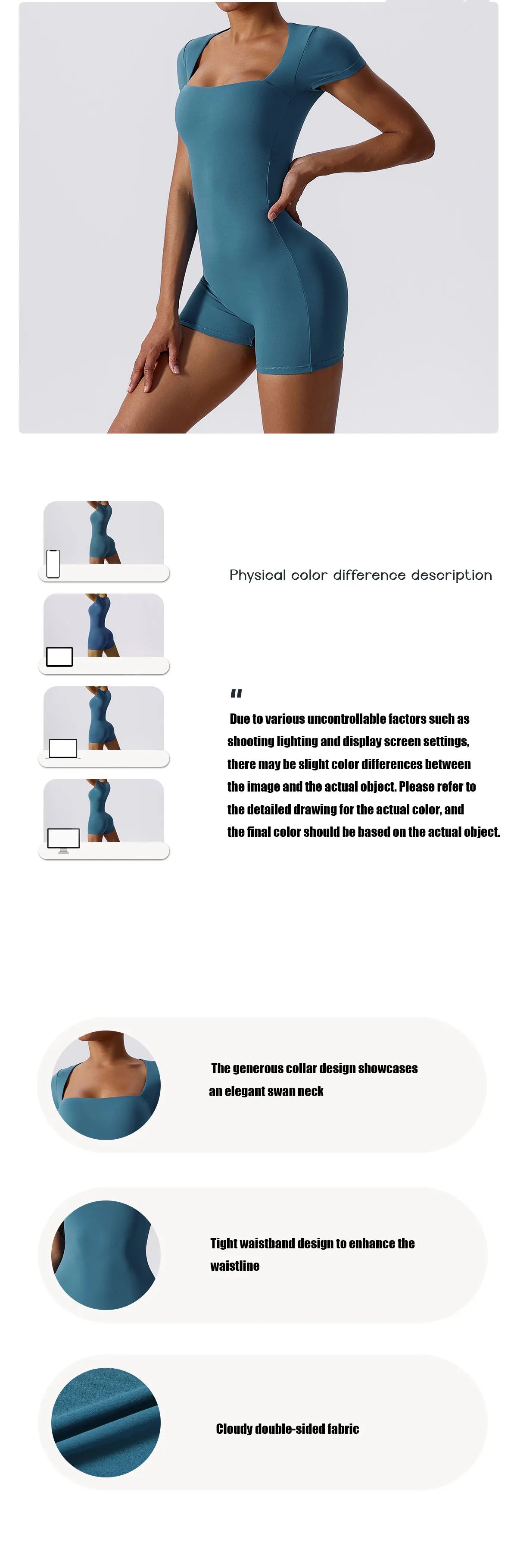 Summer Yoga Suit Women's Short One Piece Sports Suit Short Sleeve Gym Clothes Push Up Training Fitness Yoga Bodysuit Sportswear