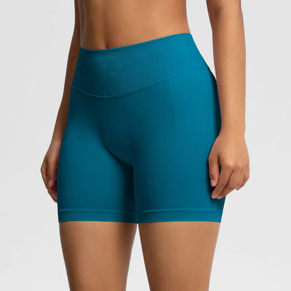 Custom LOGO women's  28-color XS-2XL seamless fitness yoga shorts high waist hip lift sports tight quick-drying shorts