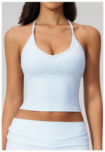 Women Fitness Sports Bra Top Shockproof Gym Workout Vest Quick Drying Pilates Yoga Tank Top Female Running Push Up Underwear