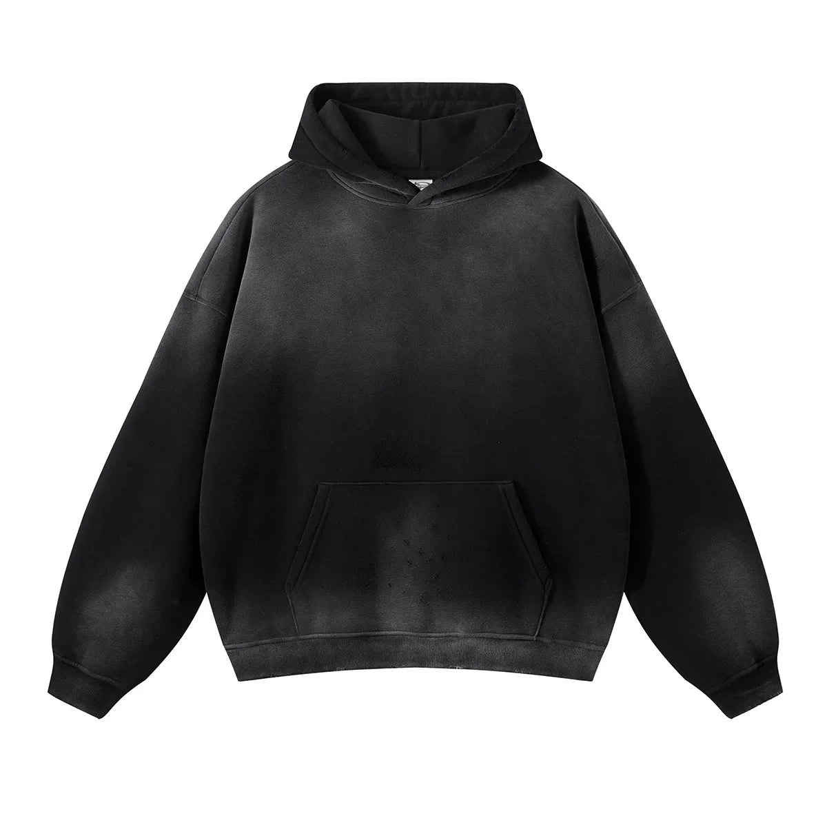 Custom LOGO2024 autumn winter men's women's new 360G cotton polyester spray horse washing water edging tide brand hooded sweater