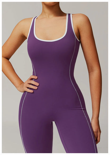 Women One-Piece Yoga Suit Women Training Gym Set Sportswear Women Sports Suit Fitness Women Stretch Push Up Suit Training Suits