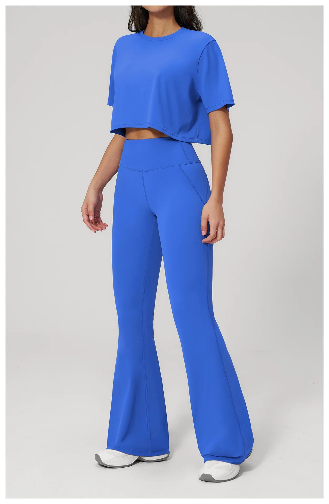 Custom LOGO women's yoga clothes, short sleeves, tight quick-drying trousers, fitness clothes, high-intensity sports suits