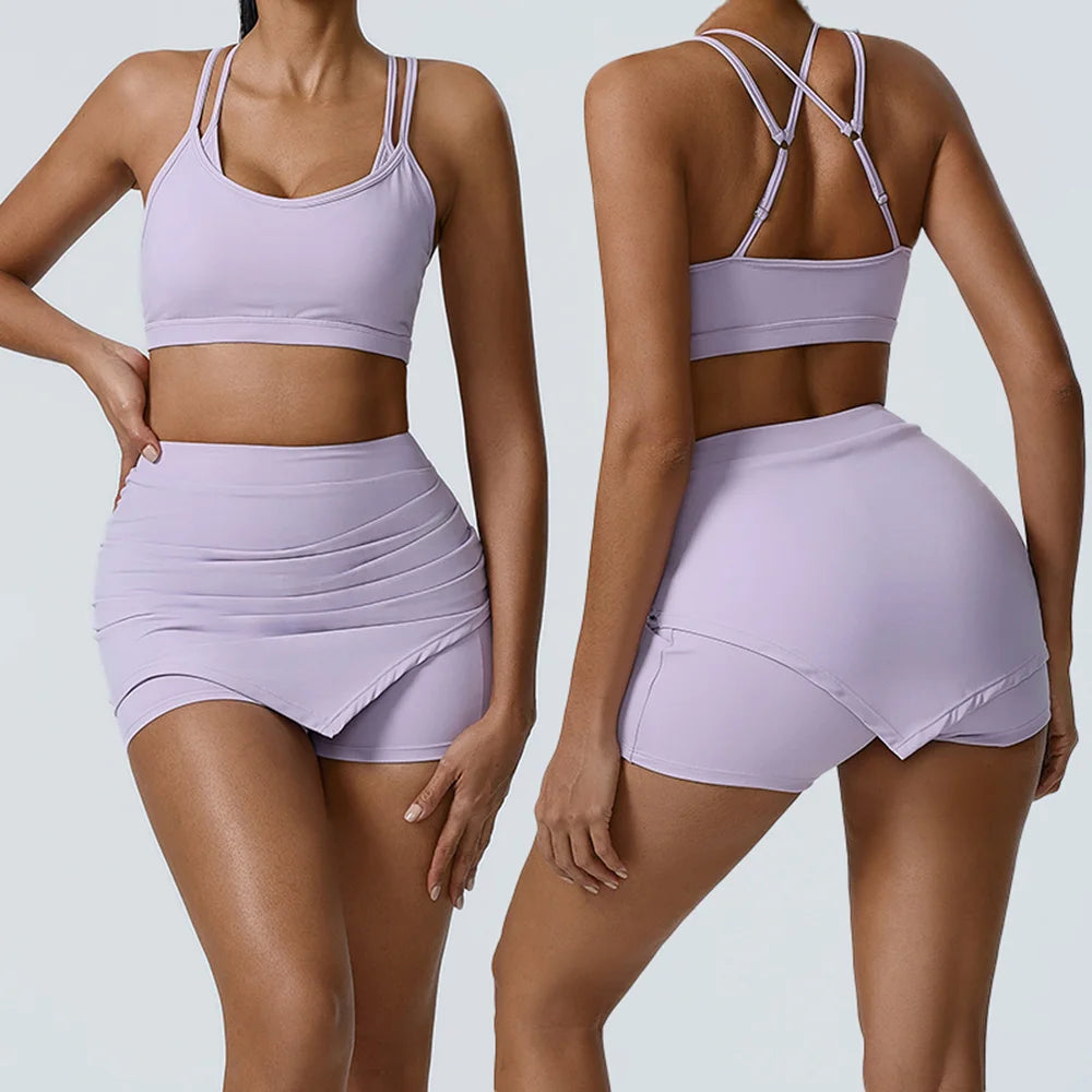Yoga  Fitness Madam Bras Sexy Back Sports  Breathable Anti Shock Tank Top Fitness Sexy Breathable Underwear For Madam Yoga Gym