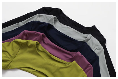 Customized LOGO women's autumn and winter tight yoga clothes quick-drying sports and thin fitness clothes three-piece set