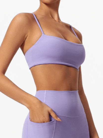 Summer Sling Yoga Bra Women Gym Workout Push Up Brassiere Female Outdoors Sports Underwear Women Fitness Shockproof Crop Top