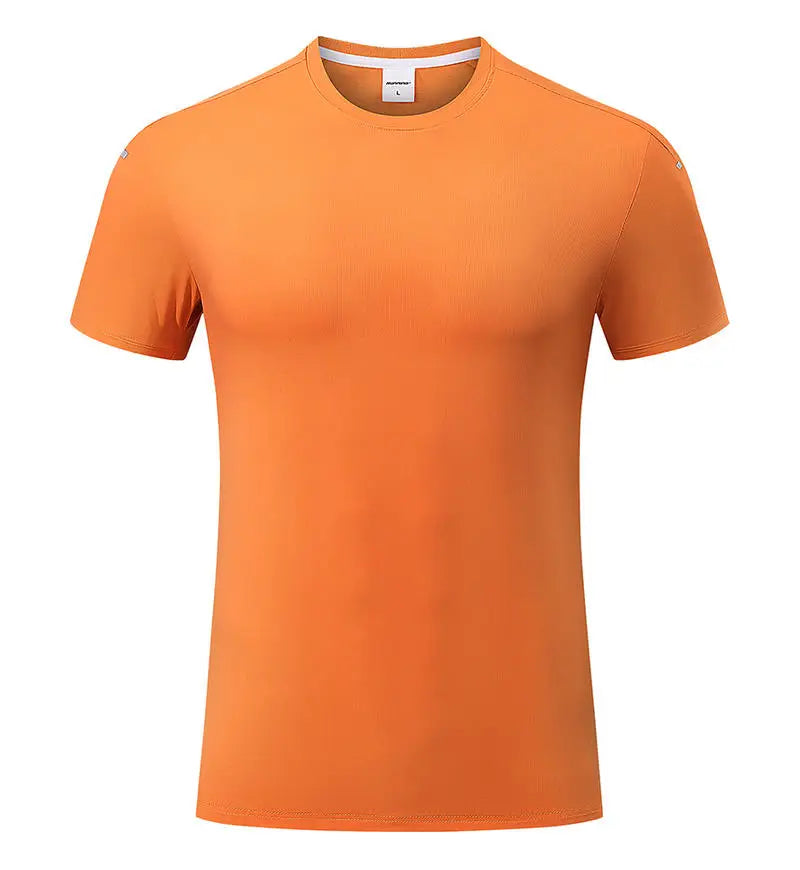 #5111-XIYU Custom LOGO Printed DIY Men's Loose Breathable Plain Short Sleeve Outdoor Cycling Quick Dry Running Fitness T-shirts