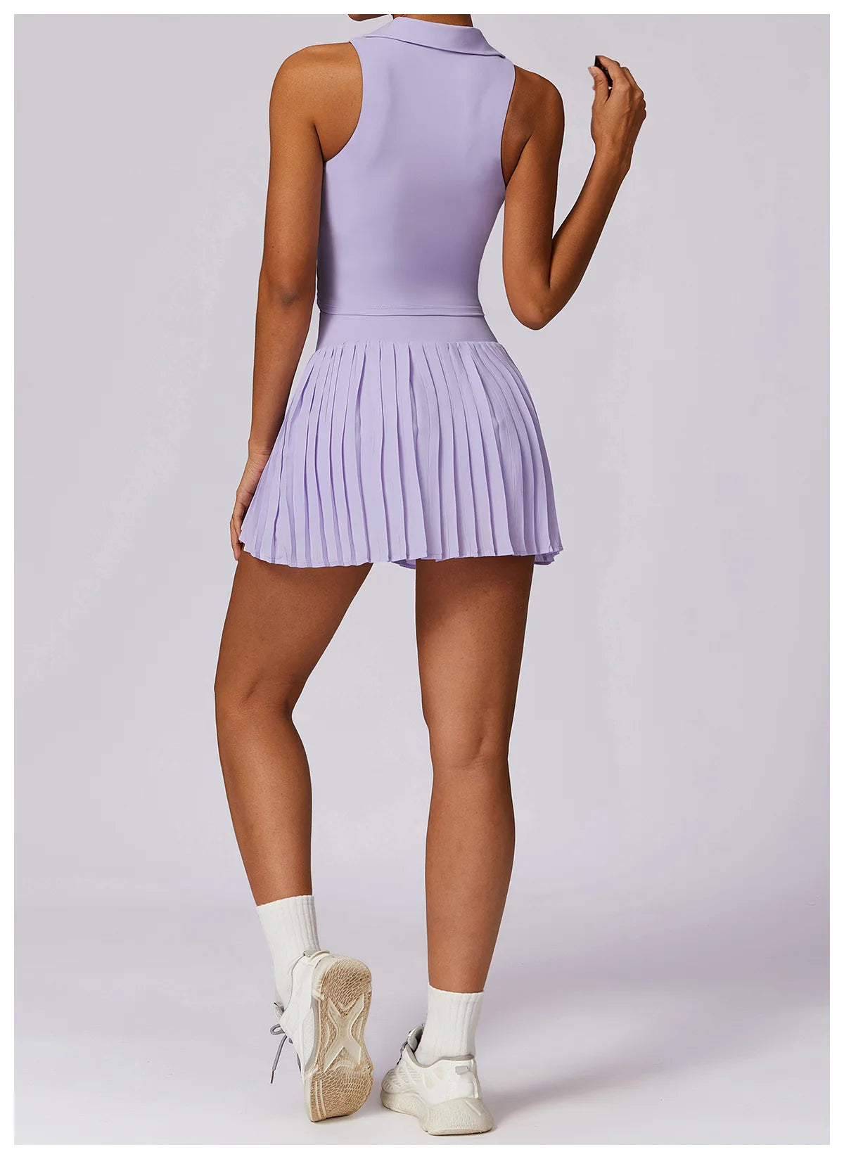 2PCS Women Tracksuit Yoga Set Gym Set Bra Sports Short Skirt Workout Sportswear Running Clothing Gym Wear Athletic Sport Suit