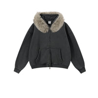 dark gray jacket