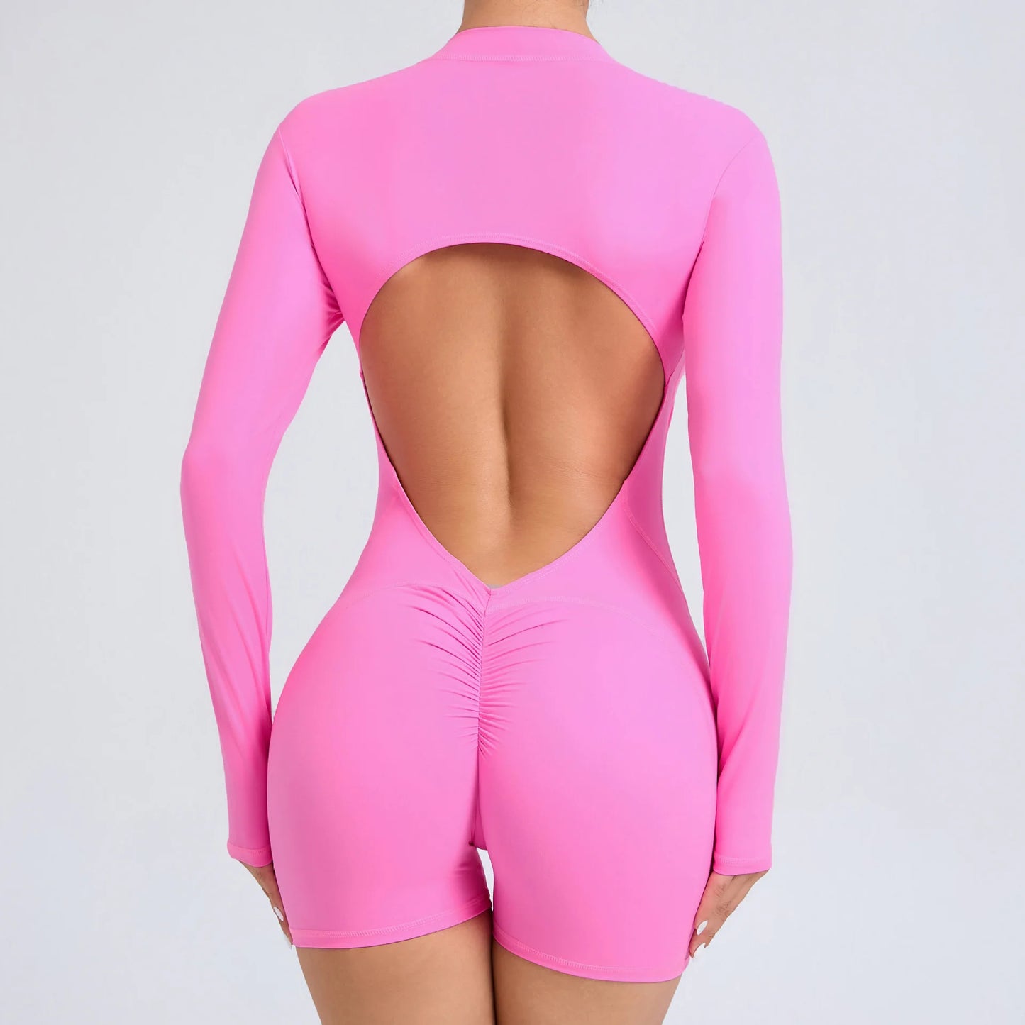 Yoga Jumpsuit Long Sleeved Sports Wear Gym Fitness Jumpsuit Sports Bodysuits Women Set Dance Running Workout Clothes Yoga Suit