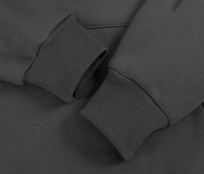 500GSM Tracksuit DIY Custom Your Brand LOGO Heavy Weight New Autumn Winter Casual Thick Cotton Men's Top Solid Color Hoodies