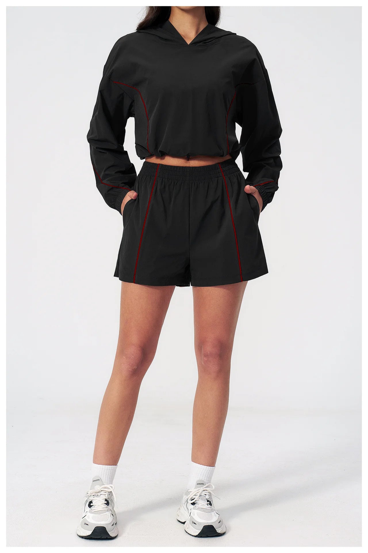 Yoga Set For Women Tracksuit Summer Sun Protection Set Yoga Long Sleeved Running Set Outdoor Sportswear For Women Athletic Wear