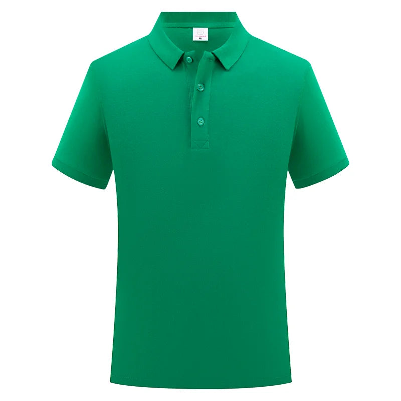 100% Cotton Polo Custom Logo High Quality Solid Color Polo Printing Design Company Clothing Embroidery Personality Brand