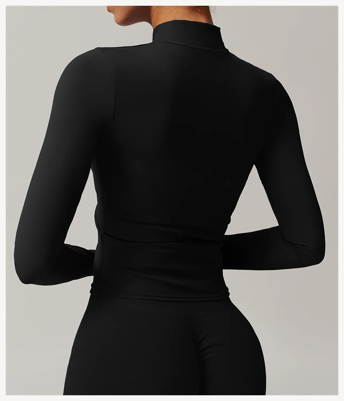 Yoga Shirts For Women Zipper Long Sleeve Fitness Jacket Running Gym Clothes Workout Dry Fit Breathable High Elastic Sports Top