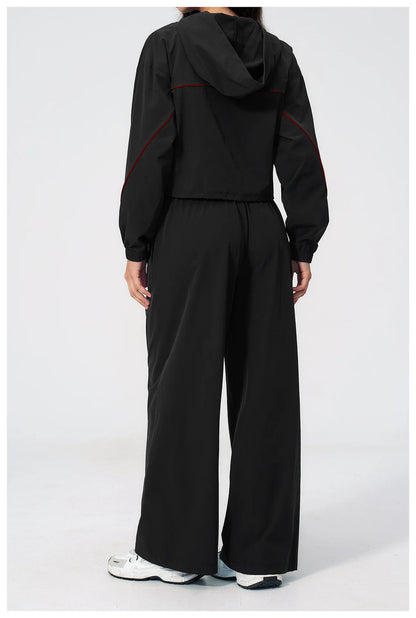 Yoga Set For Women Tracksuit Summer Sun Protection Set Yoga Long Sleeved Running Set Outdoor Sportswear For Women Athletic Wear