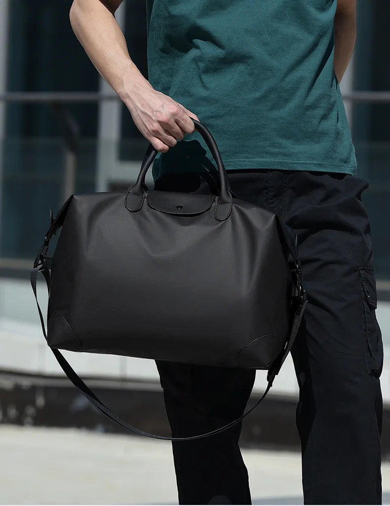 Customized Travel Bag Logo Luggage Bag Handheld Lightweight Men's Business Travel Storage Bag Yoga Fitness Bag Printed Name