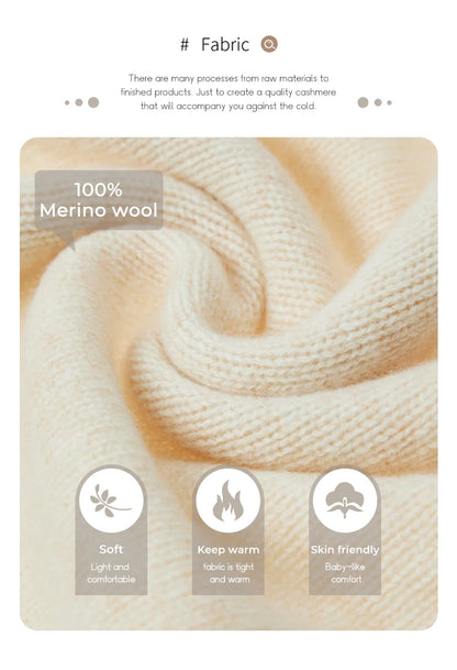 100% Merino Wool Sweater Women O-Neck Cardigan Basic Style  Buttoned Knitwear Female Casual Autumn Winter Soft Tops