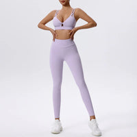 Purple pants set