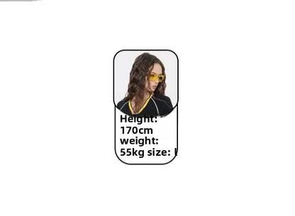 Customized LOGO Women's Spice Girls V-Neck Football Sports T-Shirt Patch Striped Casual Retro Short Sleeve Top