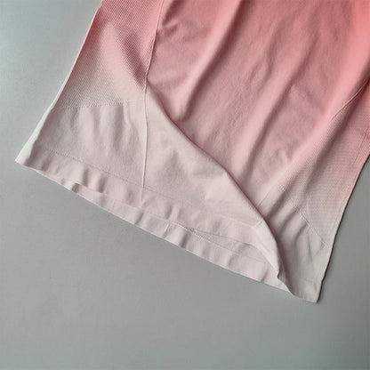 Yoga Top Light Fitting Elastic Quick Drying Sports T-shirt for Women's Personalized Fitness Short Sleeved Summer Thin Style