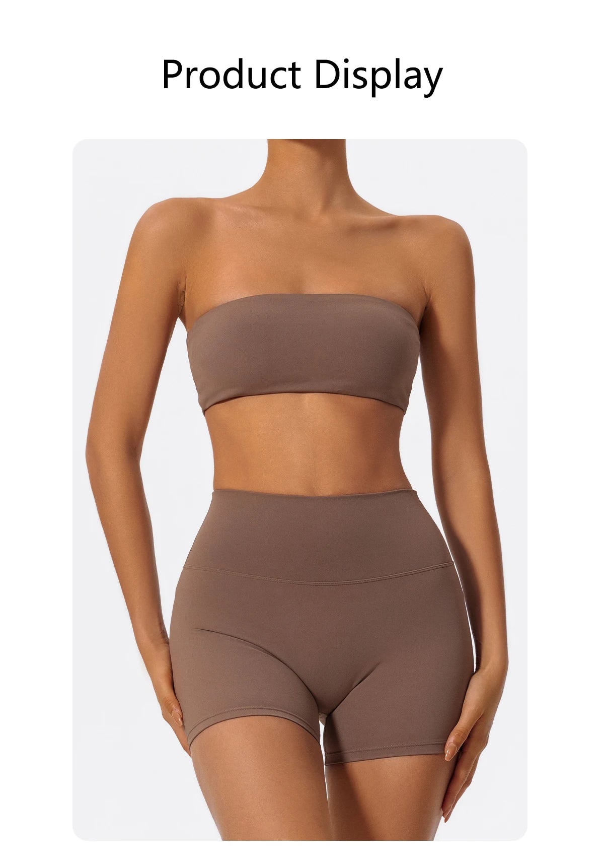 Summer Strapless Sports Bra Gym Women Quick-Drying Yoga Clothes Women Tube Top Fitness Chest Wrap Underwear Workout Bra Female