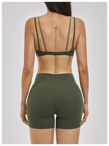 Women Sexy Sports Bra Shockproof Workout Underwear Yoga Bra Gym Push Up Lingerie Female Yoga Fitness Crop Top Sports Underwear