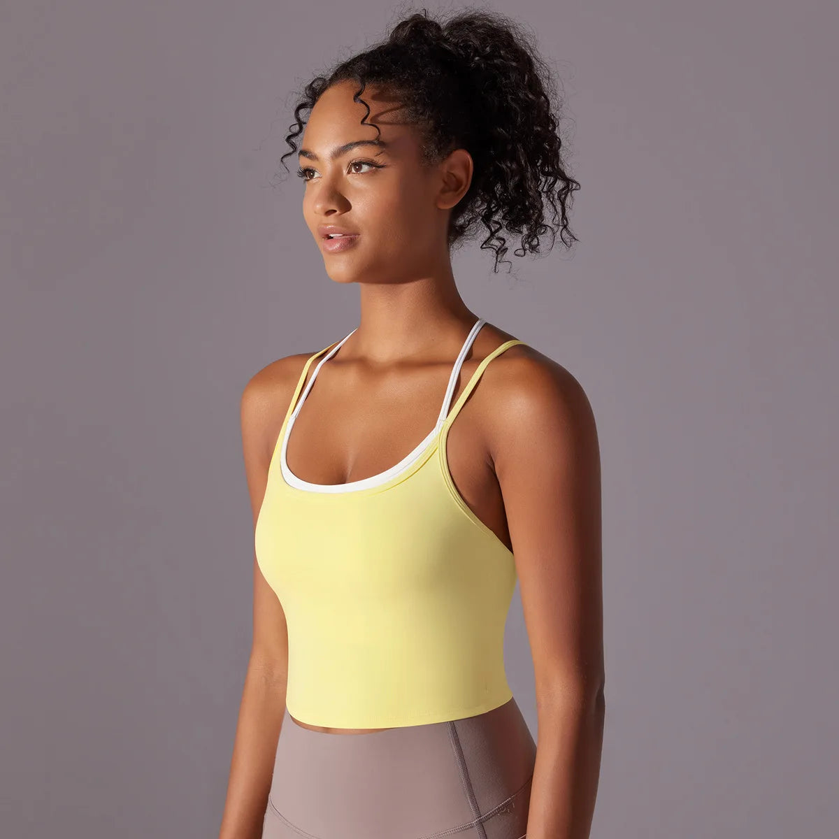 Women Solid Color Fitness Yoga Bra Gym Yoga Top Backless Workout Top Female Push Up Running Sport Bra Sports Underwear Yoga Vest