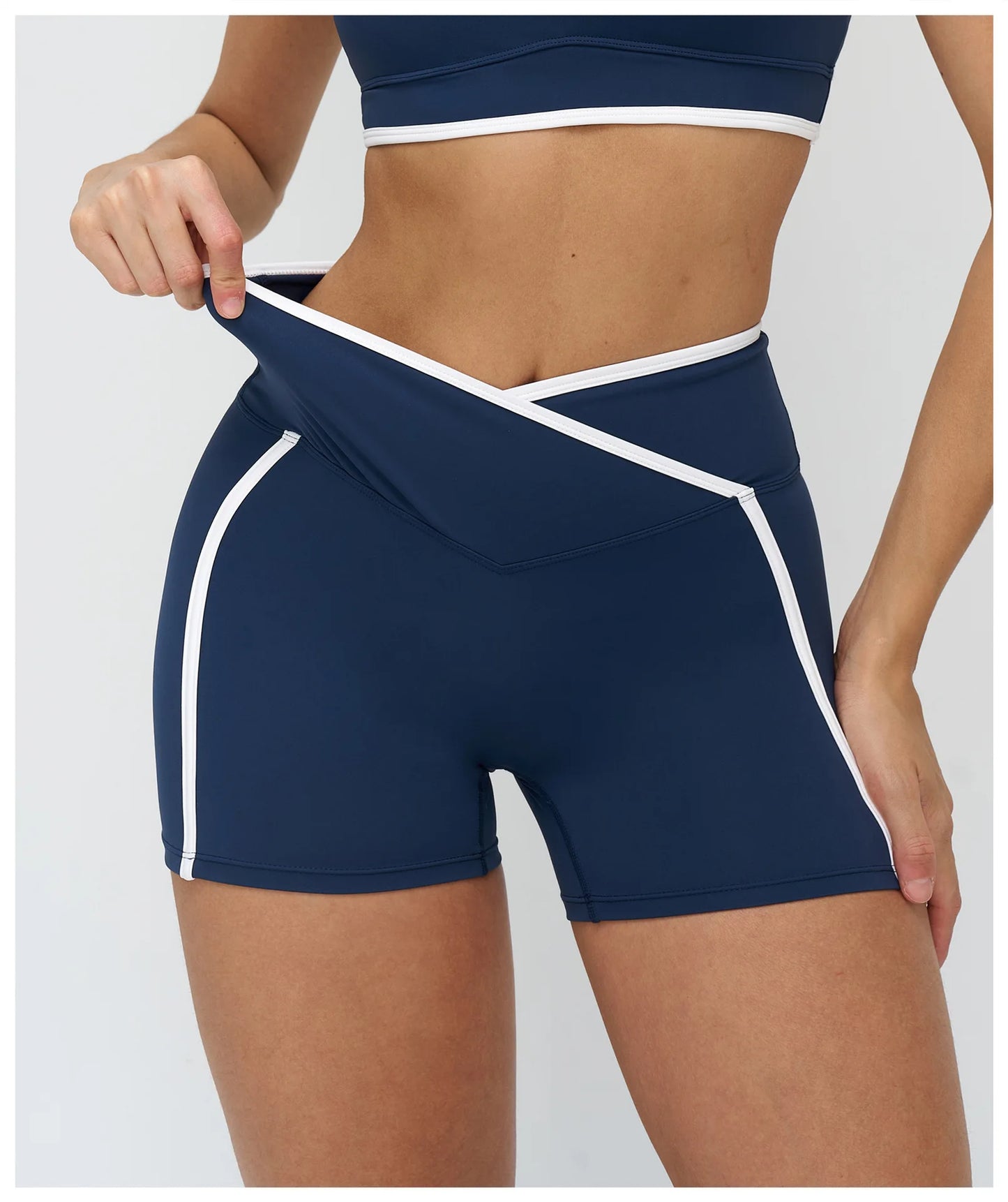 Yoga Shorts Women Sports Biker Shorts High Waist Gym Fitness Shorts Workout Cycling Tights Female Sports Yoga Short Leggings