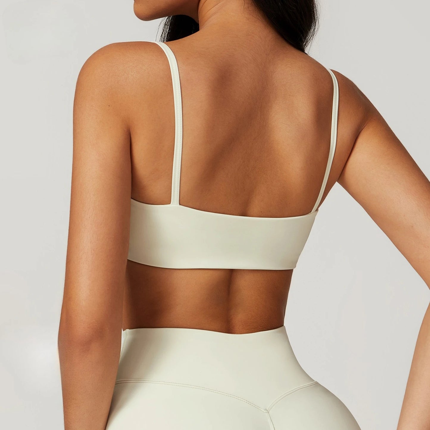 Custom LOGO women's environmentally friendly regeneration quick-drying tight back yoga bra running sports underwear fitness vest