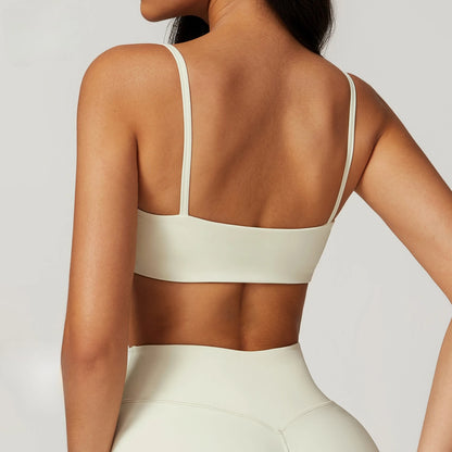 Custom LOGO women's environmentally friendly regeneration quick-drying tight back yoga bra running sports underwear fitness vest