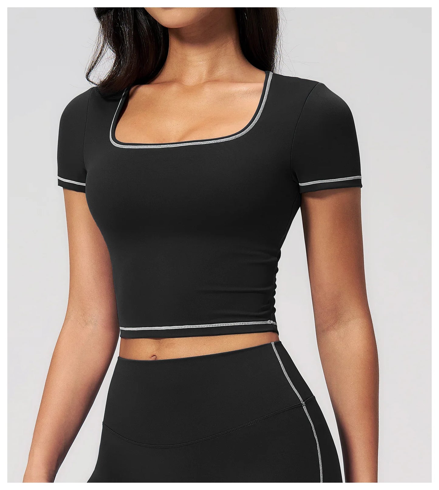 Yoga Shirts Women Sports T-Shirts Fitness Yoga Short Sleeve Gym Workout Top Running Active Shirts Female Push Up Sports T-shirts