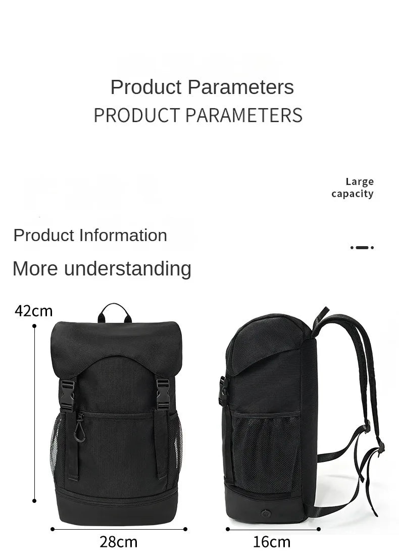 Large Capacity Basketball Backpack custom logo waterproof Training Bag Sports Basketball print photo Soccer Bags travel backpack