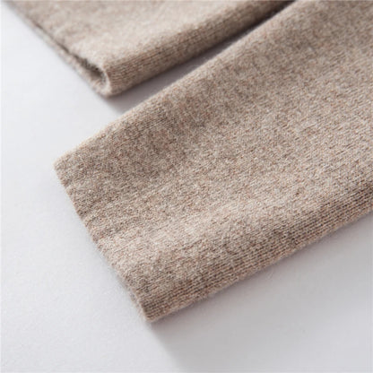 100%Pure Wool Chinese style buckle Cardigan Men Sweater Casual Comfort Knitted Long Sleeve Men's Wool Sweater Spring Autumn Coat
