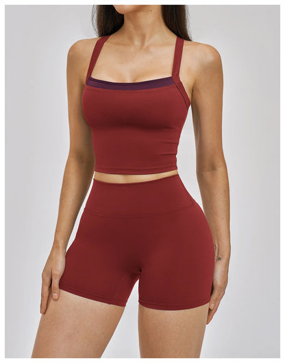 Women Gym Tracksuit Yoga Suit Sports Outfits High Waist Leggings Workout Clothes Female Fitness Running Suit Push Up Sportswear