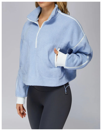 SWELTERING Women Fitness Gym Loose Yoga Long Sleeve Training Sport Top Female Workout Long Sleeve Yoga T-Shirt Sport Long Sleeve
