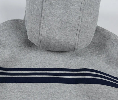 Akkad Kuti 2026 New Heavyweight Retro Japanese Sle Striped Patchwork Hoodie Ex Loose Fit Casual Sweater Thi Cotton Fabric