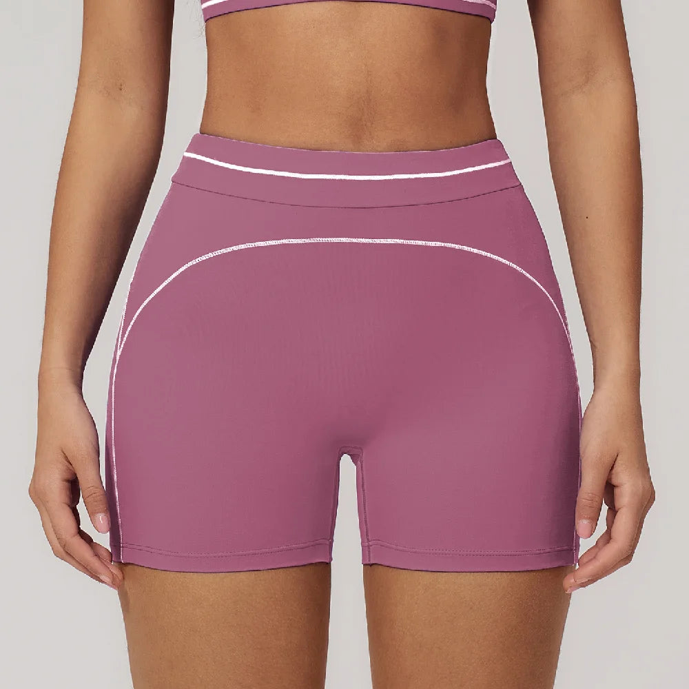 High Waist Yoga Shorts Women Breathable Sports Fitness Shorts Running Shorts Cycling Shorts Female Workout Gym Sports Shorts