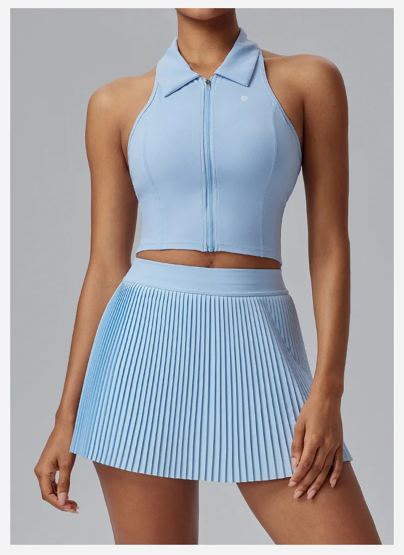 Floral Discount Sports Skirt for Women Quick-drying Badminton Tennis Trousers Skirt Fitness Half-body Pleated Skirt Shorts