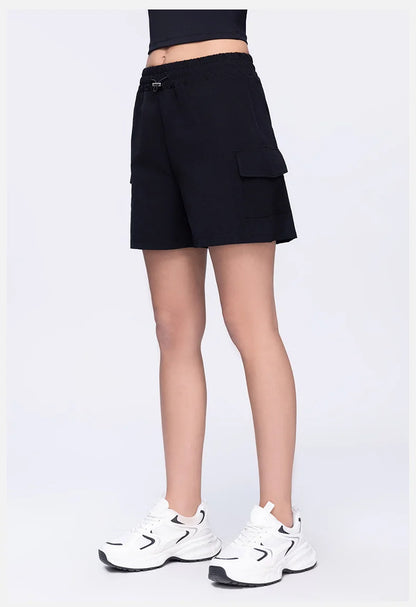 Women Shorts Pocket Sports Shorts For Women Cycling Jogging Fitness High Waist Push Up Gym Workout Shorts Women Yoga Clothing